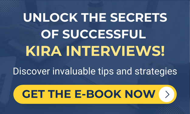 kira video interview questions